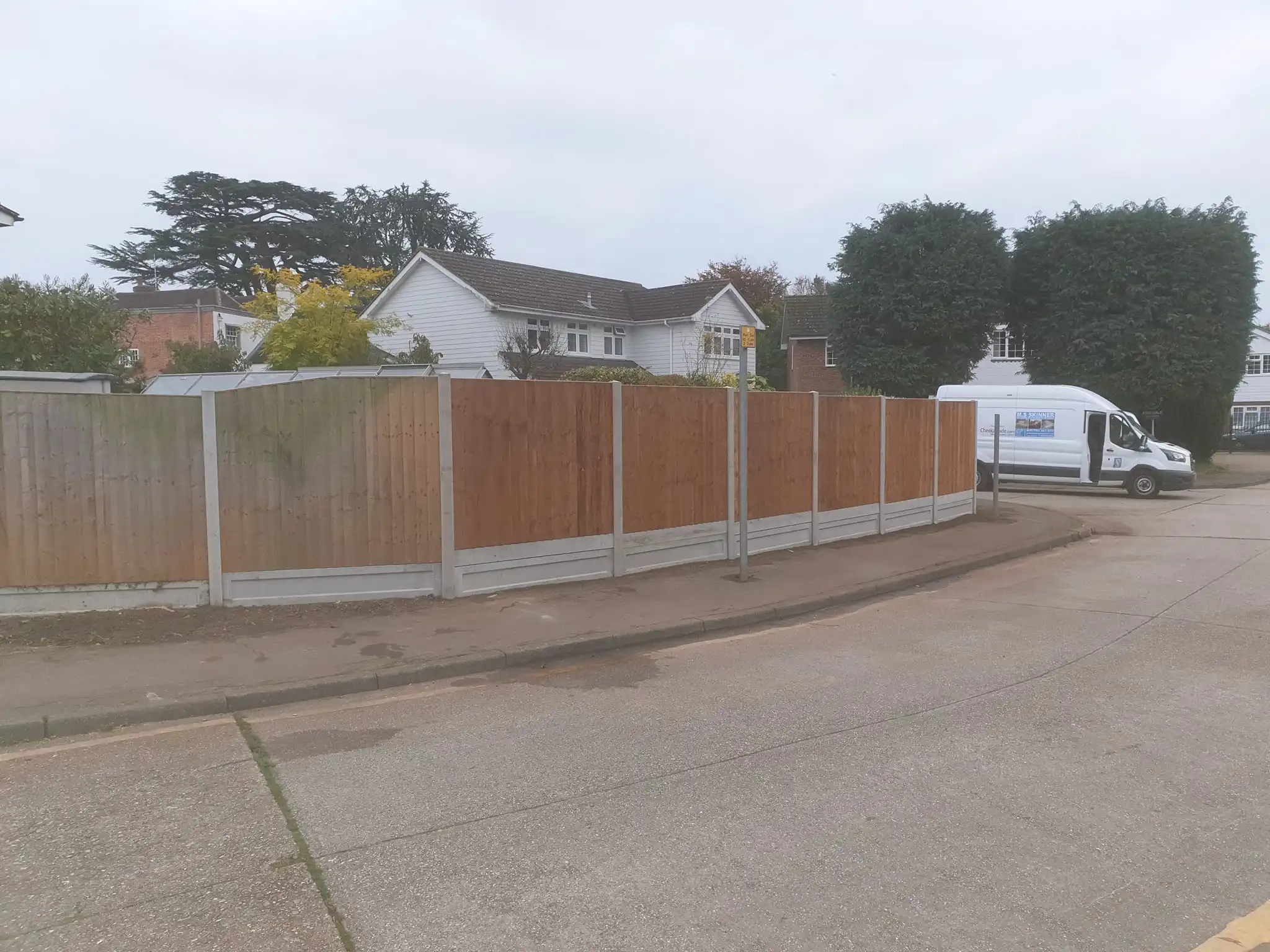 Fencing around the newly built House